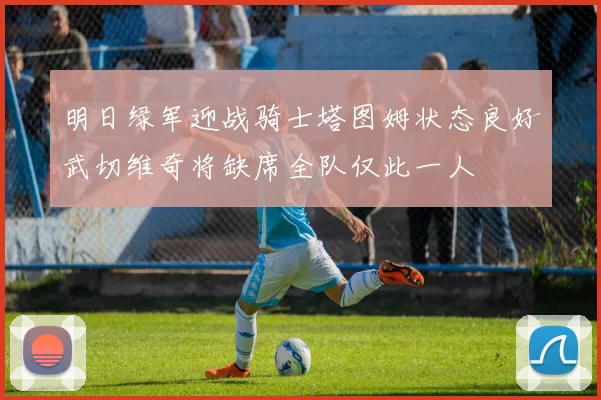 明日绿军迎战骑士塔图姆状态良好武切维奇将缺席全队仅此一人